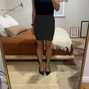 BCBG MAXAzaria Bandage MiniSkirt in Olive Green, size S